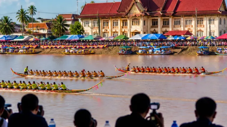 บึงกาฬเตรียมชวนชมแข่งขันเรือยาวไทย-ลาวชิงถ้วยพระราชทาน 11–13 กันยายน
