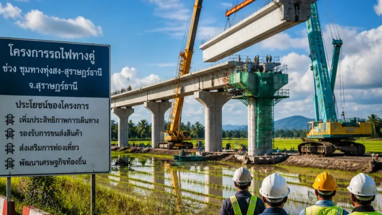บอร์ด รฟท.ไฟเขียวรถไฟทางคู่เฟส 2 เส้นใต้ 3 ช่วง งบรวมกว่า 1.22 แสนล้านบาท