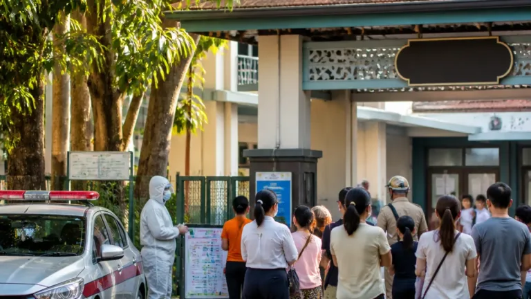 แชตปริศนาขู่กราดยิงโรงเรียนดังเชียงใหม่ ผู้ปกครองแห่รับลูก-ตร.ลงพื้นที่เข้ม