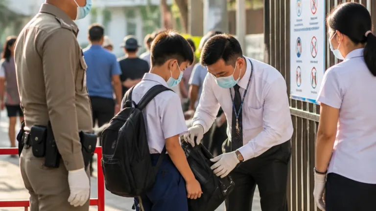 แชตปริศนาขู่กราดยิงโรงเรียนดังเชียงใหม่ ตร.ตรึงกำลัง-โรงเรียนยกระดับมาตรการรักษาความปลอดภัย