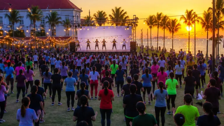 ชาวประจวบฯ ร่วมคึกคักงาน Line Dance ดันสุขภาพเชื่อมการท่องเที่ยวเมืองชายหาด
