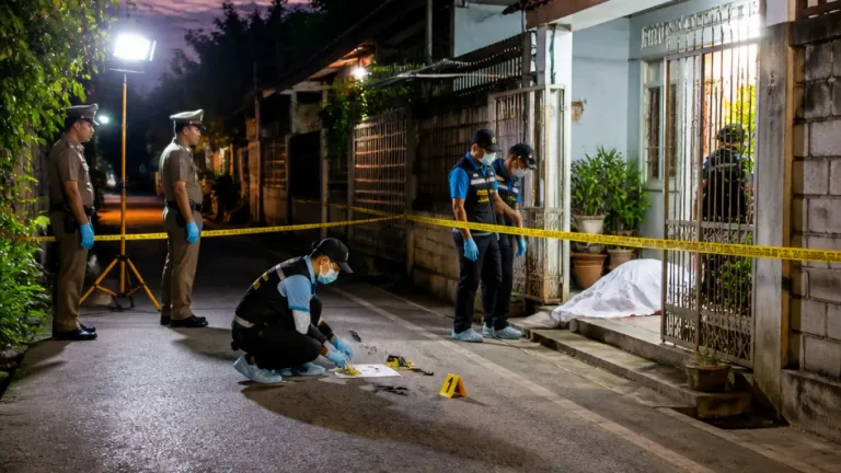 หนุ่มวัย 33 ถูกยิงดับหน้าบ้านพัก เมืองนครศรีธรรมราช ตร.พุ่งตรวจหลักฐานเชื่อมคดียิงแฟนเสียชีวิตก่อนหน้า