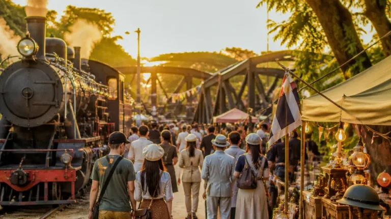 กาญจนบุรีเตรียมจัดงานสะพานข้ามแม่น้ำแคว–กาชาด 11 วันเน้นธีมย้อนยุคสงครามโลก