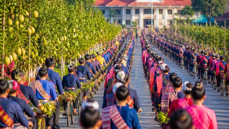 เกษตรสมบูรณ์จัดใหญ่ฉลอง 70 ปีสาวบ้านแต้ขี่จักรยาน เชื่อมเส้นทางปั่นชมส้มโอภูคิ้ง