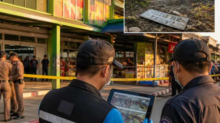 คนร้ายบุกเดี่ยวจี้ชิงเงินธนาคารย่านตลาดไท ตำรวจปทุมฯ เร่งไล่กล้องหาเส้นทางหลบหนี