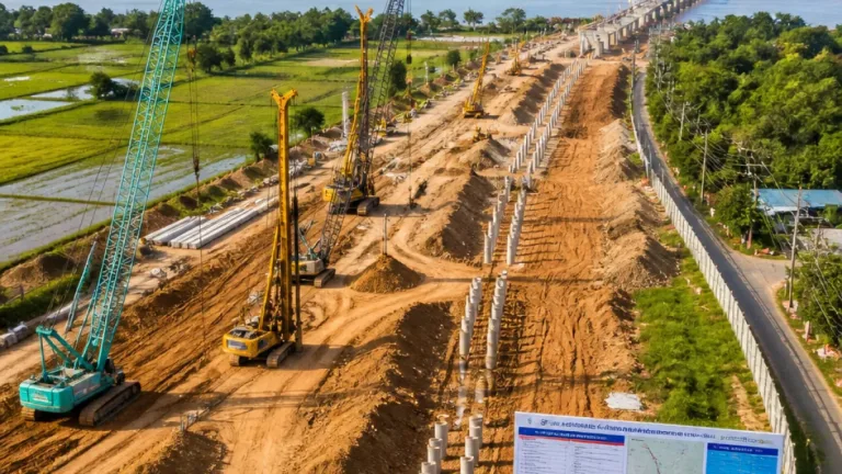 โครงการรถไฟทางคู่ บ้านไผ่–นครพนม คืบหน้า 30% แต่สัญญาส่วนสุดท้ายสะดุดเวนคืน ดันแผนเปิดปี 2573