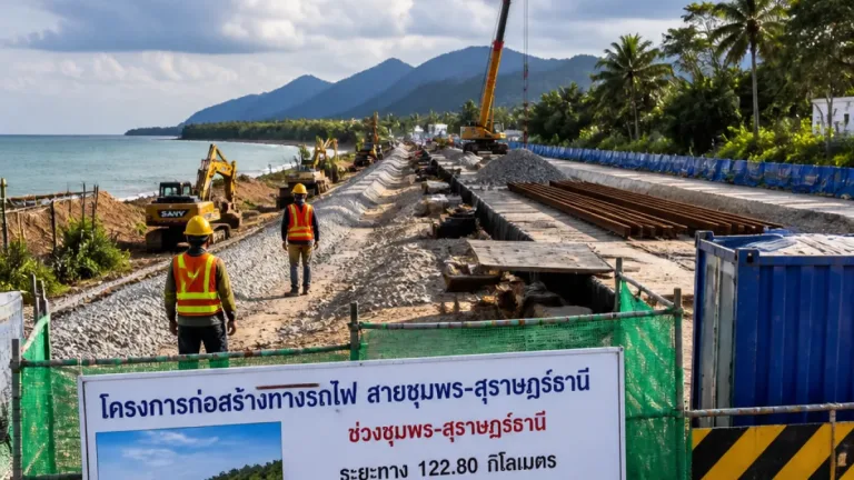 ครม.อนุมัติเดินหน้าโครงการรถไฟทางคู่สายใต้ ช่วงชุมพร รับงบรวมกว่า 1.06 แสนล้านบาท