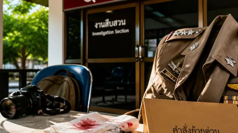 ขอนแก่นตั้งกรรมการสอบ รอง ผกก.สภ.บ้านไผ่ถูกย้าย หลังนักข่าวท้องถิ่นถูกล็อกคอได้รับบาดเจ็บ