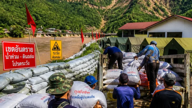 แม่ฮ่องสอนประกาศเฝ้าระวังขั้นสูงสุด เตือน 'แม่สะเรียง-สบเมย' เสี่ยงดินถล่ม น้ำป่า