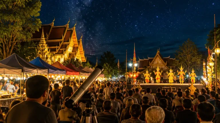 มหาวิทยาลัยพะเยา-จังหวัดพะเยา จัดงาน “ตามรอยสองจันทร์ สานฝันดอยบุษราคัม” คืนความงามวัฒนธรรมยามค่ำ