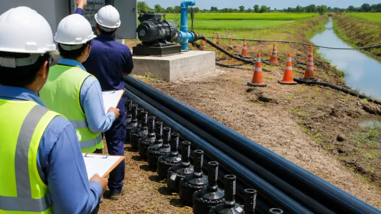 ป.ป.ช. สกลนครจี้เร่งทดสอบสถานีสูบน้ำ 30 ล้าน กำชับตรวจรับตามสเปกก่อนส่งมอบ