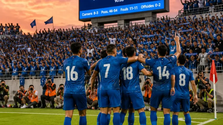 ปัคตากอร์ถล่มอัล ฮุสเซน 3-0 เผยดาวเด่นและสถิติเด่นหลังจบเกม