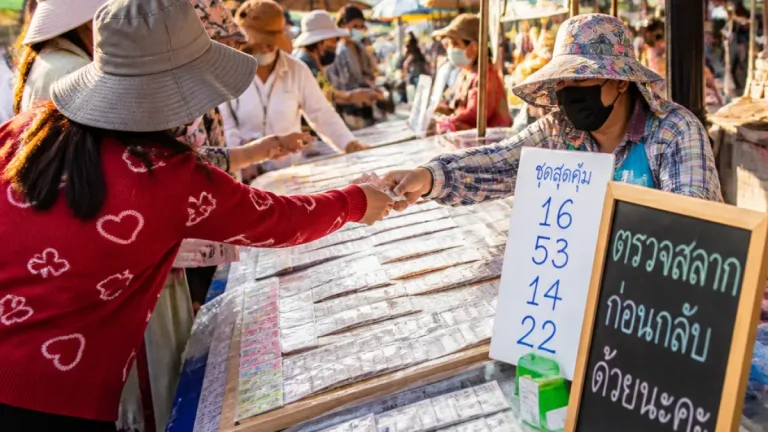 แผงสลากเชียงใหม่คึก ชาวบ้านแห่ซื้อเลข 'น้องเนเน่'–เลขมงคล ก่อนงวด 1 ก.ย.