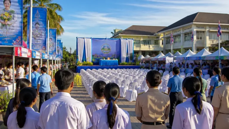 ผู้ว่าฯ นครศรีธรรมราชเปิดงาน "12 สิงหา เบิกฟ้า" ขุนทะเล หนุนพบปะประชาชน–ส่งเสริมเศรษฐกิจชุมชน