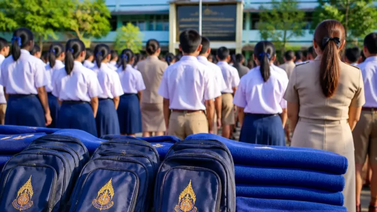 ผู้ว่าฯ พังงามอบสิ่งของพระราชทาน หนุนโอกาสการศึกษาให้โรงเรียนราชประชานุเคราะห์ 35