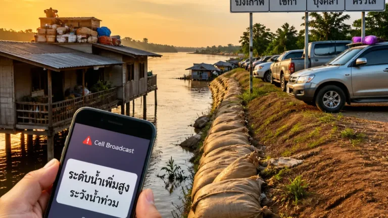 ปภ.แจ้งเตือนน้ำโขงเพิ่มสูง 2-5 ก.ย. เร่งเฝ้าระวัง 4 อำเภอในจังหวัดบึงกาฬ