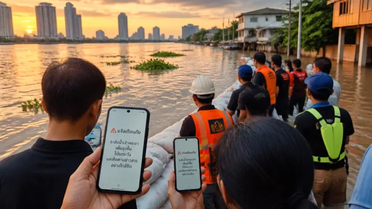 ปภ.เตือนกรุงเทพฯ-6 จังหวัดภาคกลางเฝ้าระวังน้ำทะเลหนุนสูงช่วง 25-29 ส.ค.