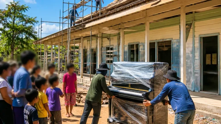 รมช.ศธ.ลงพื้นที่ขอนแก่น เร่งซ่อมอาคารเรียนโรงเรียนห่างไกล-มอบเปียโนหนุนดนตรี