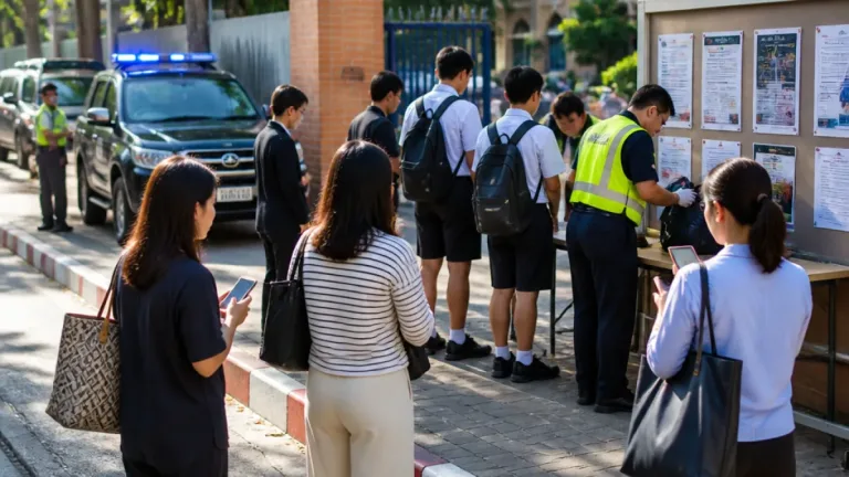 โรงเรียนดังเชียงใหม่เร่งมาตรการรักษาความปลอดภัย หลังแชทขู่ก่อเหตุแพร่สะพัด
