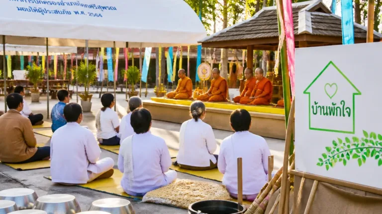 สกลนครขับเคลื่อน ‘บ้านพักใจ’ รุ่น 2 ใช้ธรรมะฟื้นฟู 100 ผู้เสพ-ติดยา คืนสู่ครอบครัว