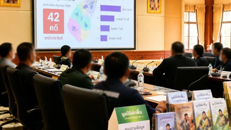 สมุทรสงครามเร่งบูรณาการกวาดล้าง-ฟื้นฟูยาเสพติด จับตาการตั้งมูลนิธิรับผู้ผ่านการบำบัด