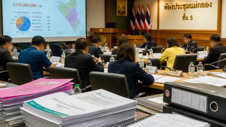 สมุทรสงครามเร่งกลั่นกรองโครงการปีงบ 2571 หลังรวมคำขอเงินเกินกรอบที่จัดสรร