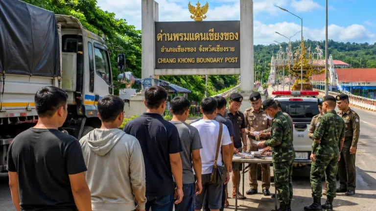 สปป.ลาวส่งกลับ 92 คนผ่านด่านเชียงของ พบ 15 รายมีหมายจับคดีหลากหลาย