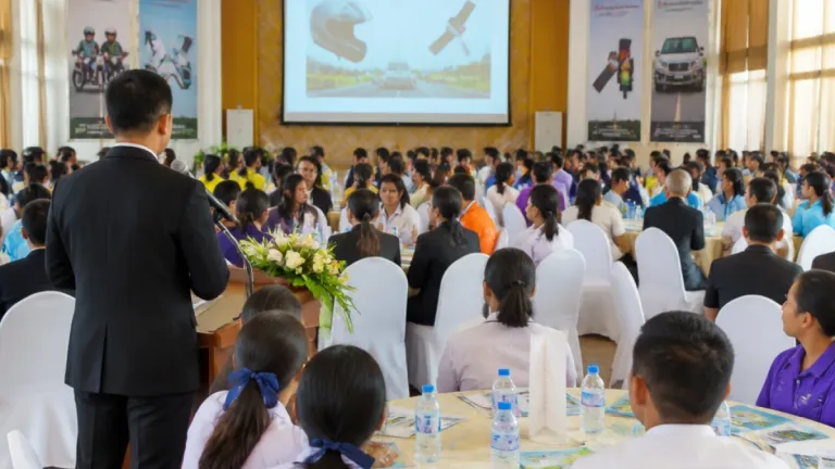 สุรินทร์ผนึกผู้นำชุมชนและเยาวชน ขับเคลื่อนวินัยจราจรสู่ถนนปลอดภัย