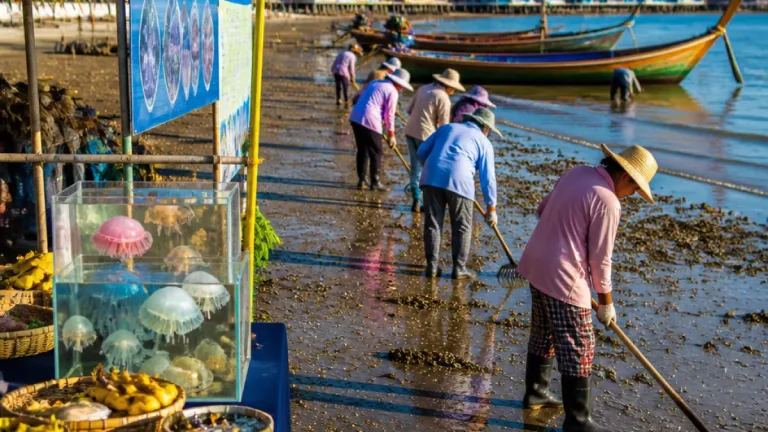 ททท.ตราดเปิดแคมเปญ “ฟีลวิถีเล” ผสานคราดหอย–แมงกะพรุนหลากสี กระตุ้นชุมชนคลองใหญ่
