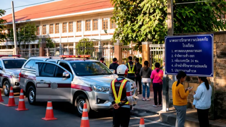 ตร.ปูพรมตรวจเข้มหลังชายปริศนาขู่กราดยิงโรงเรียนดังโคราช ยังไม่พบผู้ต้องสงสัย