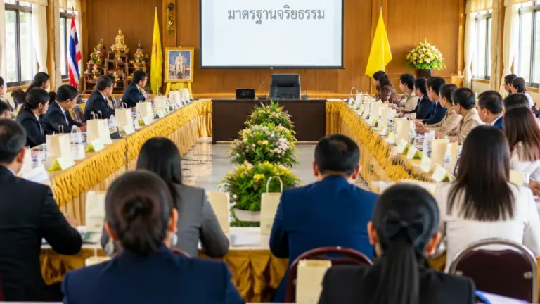 อำนาจเจริญชงมาตรฐานจริยธรรมท้องถิ่น ประเมินเป็นตัวชี้วัด-จัดโครงการจริยธรรมประจำปี
