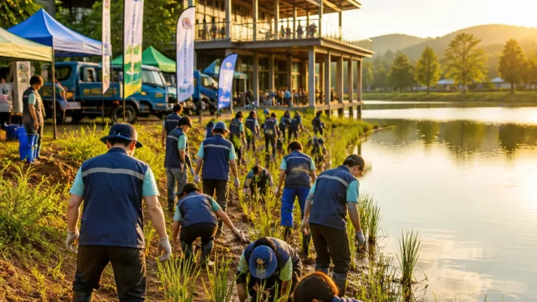 อบจ.พิษณุโลกเดินหน้าโครงการฟื้นฟู 'บึงราชนก' ดึงเยาวชน-ชุมชนร่วมสร้างจิตสำนึกใช้น้ำอย่างรู้คุณค่า