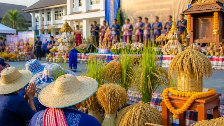 อุทัยธานีจัดงานรับขวัญพระแม่โพสพ หนุนสืบสานภูมิปัญญาชาวนาและท่องเที่ยวชุมชน