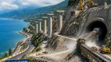 Akçaabat sınırlarında tünel çalışmaları hızlandı: Dağlar deliniyor, sahil trafiği hedefte