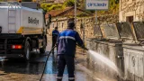 Çiftlikköy’te konteyner temizliği ve ilaçlama çalışmaları yoğunlaştı
