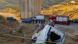 Gaziantep’te Nurdağı'nda hafif ticari araç şarampole yuvarlandı: 2 kişi öldü