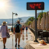 Antalya'da 21 Ağustos'ta bazı ilçelerde sıcaklıklar 40–42 °C'ye yükselecek