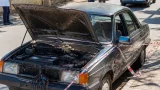 Isparta'da Gülistan Mahallesi muhtarının aracına zarar verildi