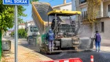 Keşan Cumhuriyet Mahallesi'nde 1.500 ton sıcak asfaltla yol yenileme tamamlanacak