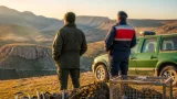 Muradiye’de drone ile denetimde yasa dışı yırtıcı kuş avcısı yakalandı