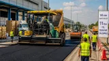 İnegöl’de 105 Ada sanayi bölgesinde 11 kilometreyi aşan yol kaplama çalışması başladı
