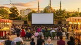 Samsun'da ilçeleri dolaşan Açık Hava Sinema Geceleri başladı