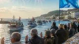Tekirdağ'da balıkçılar havai fişek ve dualarla yeni av sezonunu açtı