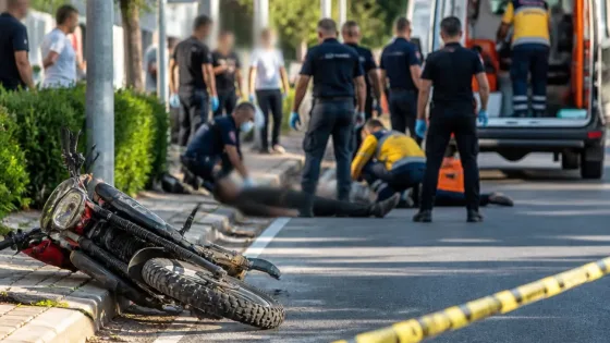 Adıyaman Yenipınar'da motosikletin yaya çarpması: 2 kişi yaralandı