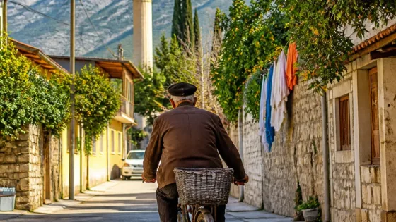Antakya'da 85 yaşında günlük 20 km: Mahalle yaşamını bisikletle sürdürüyor