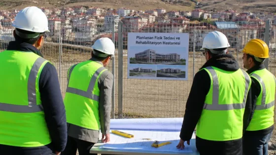 Bayburt’ta Fizik Tedavi ve Rehabilitasyon Hastanesi için yerinde inceleme sürüyor