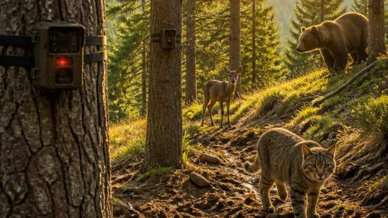Bolu ormanlarında fotokapanlar ayı, karaca ve yaban kedisini kaydetti