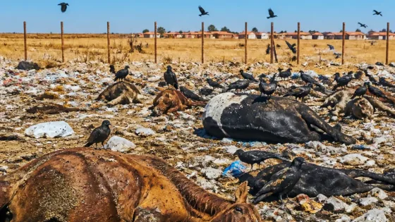 Bolvadin'de açık araziler ve çöplükte kalan leşler: Halk sağlığı endişesi büyüyor