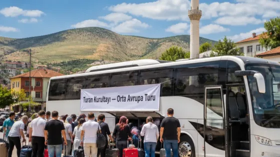 Bolvadin'den 29 Kişilik Kafile Macaristan merkezli Turan Kurultayı'na yola çıktı