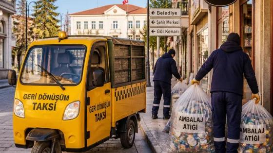 Burdur merkezinde 'Geri Dönüşüm Taksi' ile ambalaj atıklarında saatli toplama başlıyor